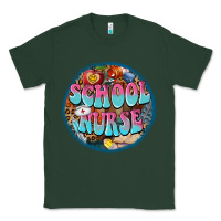 Sports Green western groovy school nurse Classic Tee - BarkalooDesign