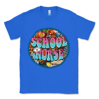 True Royal western groovy school nurse Classic Tee - BarkalooDesign