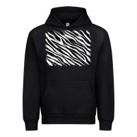 Black zebra background Urban Hoodie - RanaPortraitStore