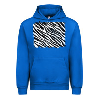 Cobalt zebra background Urban Hoodie - RanaPortraitStore