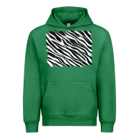Emerald zebra background Urban Hoodie - RanaPortraitStore