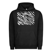 Pigment Black zebra background Urban Hoodie - RanaPortraitStore