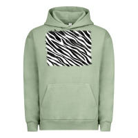Pigment Oil Green zebra background Urban Hoodie - RanaPortraitStore