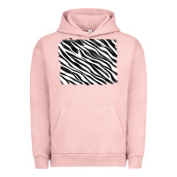 Pigment Salmon zebra background Urban Hoodie - RanaPortraitStore