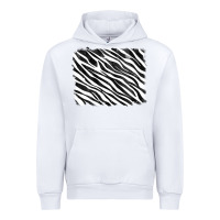 White zebra background Urban Hoodie - RanaPortraitStore