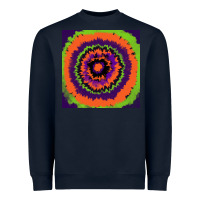 Navy halloween tie  dye pattern Heavyweight Sweatshirt - RanaPortraitStore