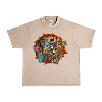 French Oak Fall Vibes Urban Heavy Tee - CowhideDigitalArt