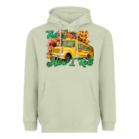Matcha This is How I Roll Woman Bus Driver Heavyweight Hoodie - Jasminsmagicworld