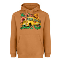 This Is How I Roll Woman Bus Driver Heavyweight Hoodie | Teevron
