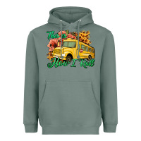 Sage This is How I Roll Woman Bus Driver Heavyweight Hoodie - Jasminsmagicworld