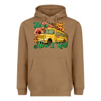 Toasted Coconut This is How I Roll Woman Bus Driver Heavyweight Hoodie - Jasminsmagicworld