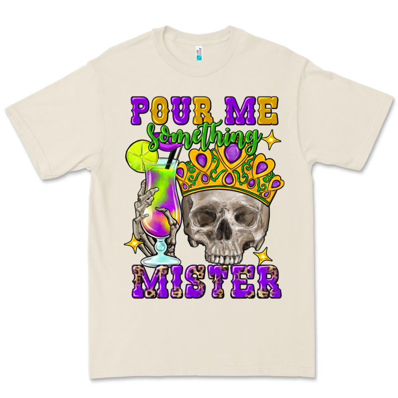 Skull Pour Me Something Mister Premium Tee by FaDigitalArtStudio | Teevron