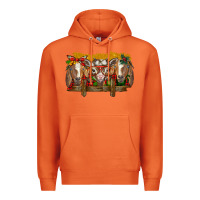 Carrot Christmas goats Premium Hoodie - BarkalooDesign
