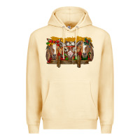 Pina Colada Christmas goats Premium Hoodie - BarkalooDesign