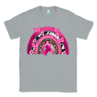 Heather Grey Breast Cancer rainbow Classic Tee - FaDigitalArtStudio