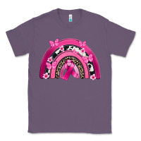 Lavender Breast Cancer rainbow Classic Tee - FaDigitalArtStudio