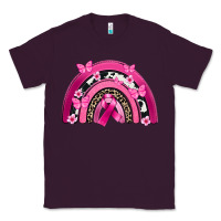 Plum Breast Cancer rainbow Classic Tee - FaDigitalArtStudio