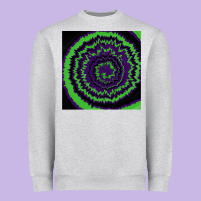 Halloween Tie Dye Pattern Black Heavyweight Sweatshirt Designed By Ranaportraitstore
