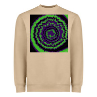 Mushroom halloween tie dye pattern black Heavyweight Sweatshirt - RanaPortraitStore