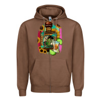 Chestnut tequila and lime Zipper Hoodie - Jasminsmagicworld