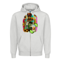Dove Grey tequila and lime Zipper Hoodie - Jasminsmagicworld