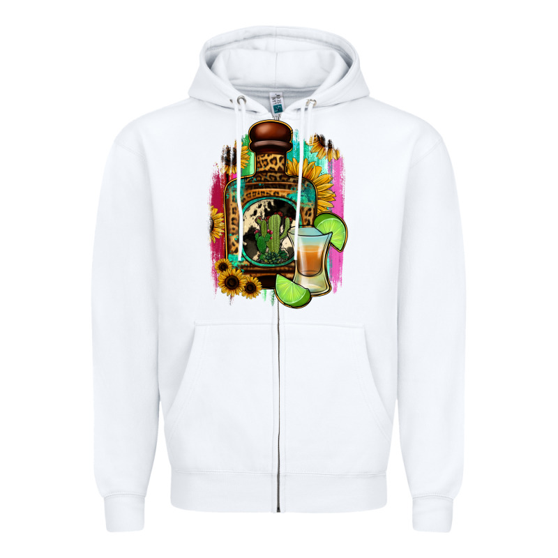 Tequila And Lime Zipper Hoodie by Jasminsmagicworld | Teevron