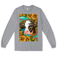 Heather Grey Cute Baby Calf Long Sleeve Tee - LillyAllenDesigns