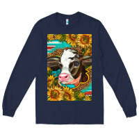 Navy Cute Baby Calf Long Sleeve Tee - LillyAllenDesigns