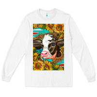 White Cute Baby Calf Long Sleeve Tee - LillyAllenDesigns