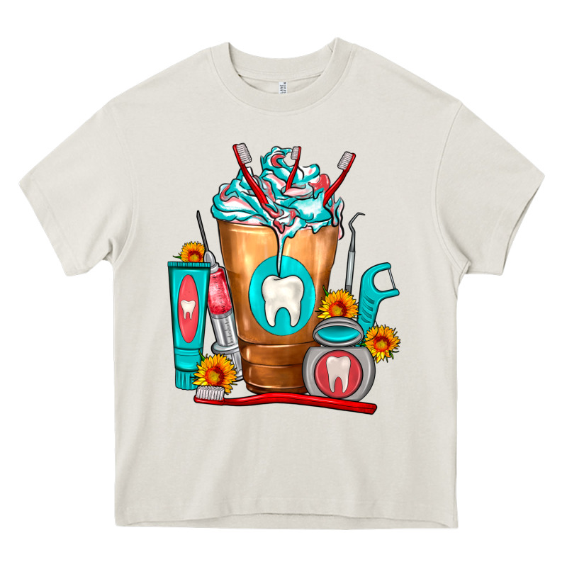 Dentist Cold Drink Frappe Heavy Core Tee by FaDigitalArtStudio | Teevron