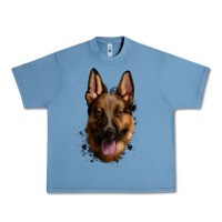 Pebble Blue German Shepherd Urban Heavy Tee - Jasminsmagicworld