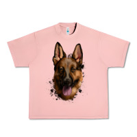 Salmon German Shepherd Urban Heavy Tee - Jasminsmagicworld