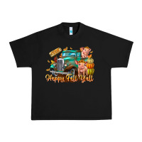 Black Farm Happy Fall Y'all Urban Heavy Tee - CowhideDigitalArt