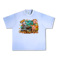 Grape Ice Farm Happy Fall Y'all Urban Heavy Tee - CowhideDigitalArt
