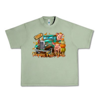Oil Green Farm Happy Fall Y'all Urban Heavy Tee - CowhideDigitalArt