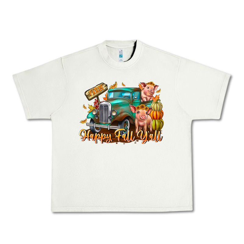 Farm Happy Fall Y'all Urban Heavy Tee by CowhideDigitalArt | Teevron