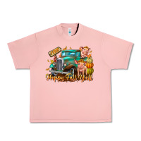 Salmon Farm Happy Fall Y'all Urban Heavy Tee - CowhideDigitalArt