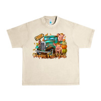 Sandshell Farm Happy Fall Y'all Urban Heavy Tee - CowhideDigitalArt