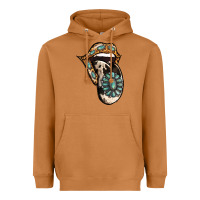 Meerkat Turquoise Gemstone Leopard Cowhide Tongue Heavyweight Hoodie - Jasminsmagicworld
