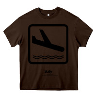 Chocolate Brown sully movie silhouette Heavy Core Tee - DesigneFamous