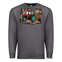 Charcoal Heather western tracktor Premium Sweatshirt - RanaPortraitStore