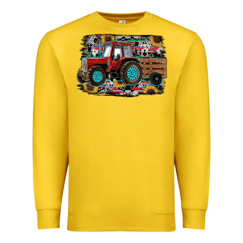 Western Tracktor Premium Sweatshirt by RanaPortraitStore | Teevron