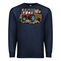 Navy western tracktor Premium Sweatshirt - RanaPortraitStore