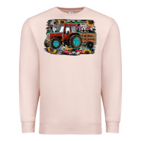 Pale Pink western tracktor Premium Sweatshirt - RanaPortraitStore