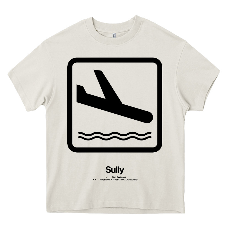 Sully Movie Silhouette Heavy Core Tee by DesigneFamous | Teevron