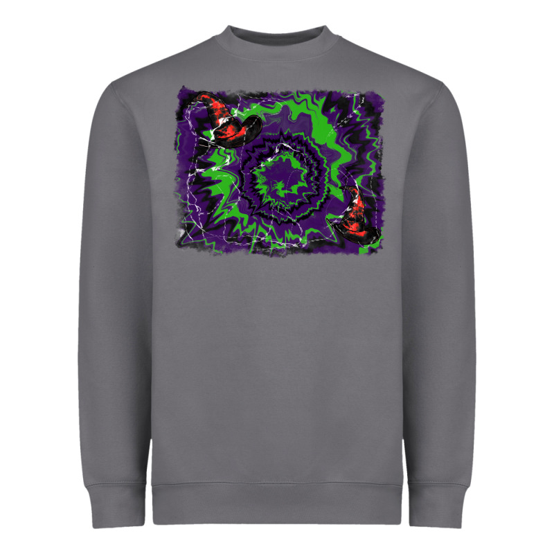 Halloween Witch Hat Backgraund Heavyweight Sweatshirt by RanaPortraitStore | Teevron