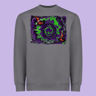 Halloween Witch Hat Backgraund Heavyweight Sweatshirt Designed By Ranaportraitstore