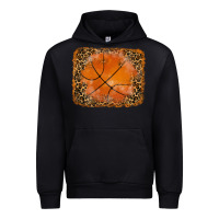 Black glitter leopard basketball background Urban Hoodie - RanaPortraitStore