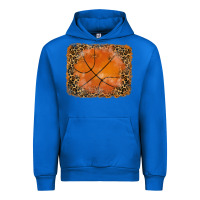 Cobalt glitter leopard basketball background Urban Hoodie - RanaPortraitStore