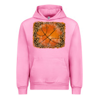Fuchsia Pink glitter leopard basketball background Urban Hoodie - RanaPortraitStore
